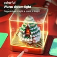 thumbnail image 6 of Rkxzt Calendar Calendar,2026 Christmas Tree House Desk Calendar with Lights 365-Day Art Notepad Paper Sculpture Night Light Decoration, 6 of 8