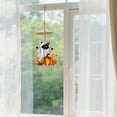 thumbnail image 4 of Window Hanging Decoration Acrylic Craft Pendant, Featuring Cute Black Cat In Ghost And Autumn Pumpkin Design, Perfect For Home Wall Door Porch Decoration, 4 of 7