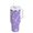 Lavender Glitter Stars Pattern, variant on 40 oz Tumbler With Handle Stainless Steel Insulated Tumbler With Lid for Car Cup Holder Ice Cream Pattern with Striped