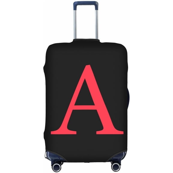 Letter A Luggage Cover - Elastic Stretch Suitcase Covers Anti-Scratch Travel Protector - Washable - M fits 22-24 Inch Suitcase