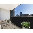 thumbnail image 4 of Balcony Privacy Screen Wind and UV Protection, 90 x 300 cm, Black, 4 of 4