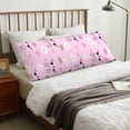 thumbnail image 6 of Naloa Rabbit Face Super Soft 20x60 Body Pillow Case,Long Side Hidden Zipper（PILLOWS ARE NOT INCLUDED）, 6 of 6