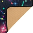 thumbnail image 4 of Colorful Confetti and Lights Soft Polyester Area Rug 31''x20'', Non Slip, Memory Foam, Water Absorbent, 4 of 7