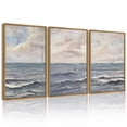 thumbnail image 7 of Drsoum Vintage Sea Landscape 24x36in Brown Framed Wall Art Ocean Retro Classic Farmhouse Paints Rustic, 7 of 7