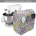 thumbnail image 2 of Octopus Stand Mixer Cover, Cartoon Style Sea Life Animal and Plant Pattern Aquatic Scene Creatures, Kitchen Appliance Organizer Bag Cover with Pockets, 5 Quarts, Pink Yellow Pale Blue, by Ambesonne, 2 of 4