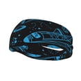 thumbnail image 2 of Goofa Spacecraft Pattern Sweatbands Sports Headband for Men & Women,Moisture Wicking Athletic headband,Breathable Sweatband,Sports accessories,Workout gear, 2 of 9