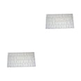 thumbnail image 4 of Wosthever Suministros de moldes para fondant, 26 letras en inglés, molde en relieve, herramientas de decoración de pasteles, número de Transparente 2piezas, 4 of 6