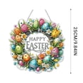 thumbnail image 3 of Decorations 25cm Blue Hydrangea Easter Bunny Decor with Bow Artificial Floral Figurine for Spring Tabletop Centerpiece Rkxzt, 3 of 9