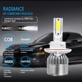 thumbnail image 5 of For Ford F250 F350 F450 2005-2019 LED Headlight Hi/Lo+ Fog Light Bulbs Combo Kit, 5 of 6