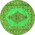 thumbnail image 1 of Ahgly Company Indoor Round Persian Green Traditional Area Rugs, 6' Round, 1 of 1