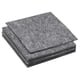 thumbnail image 1 of Uxcell Base de lámpara de fieltro de 10x10 pulgadas, paquete de 10, fieltro suave de 2mm de grosor con respaldo antideslizante gris, 1 of 7