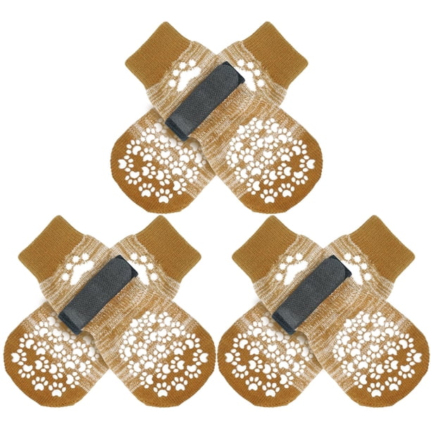 Calcetines para perros EXPAWLORER, protectores antideslizantes para patas, para todos los tamaños
