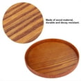 thumbnail image 3 of Bandeja redonda para servir de madera bandeja para servir de madera Natural plato de madera platos para servidor de comida y té plato para bebidas y agua ANGGREK Otros, 3 of 8
