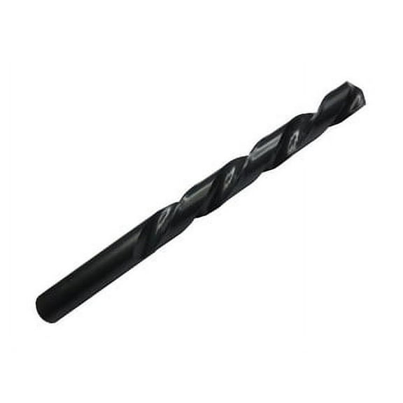 6 Pcs, #82 Hss Black Oxide Jobber Length Drill Bit, Qualtech, Dwdn82, Flute Length: 3/32"; Overall Length: 3/4"