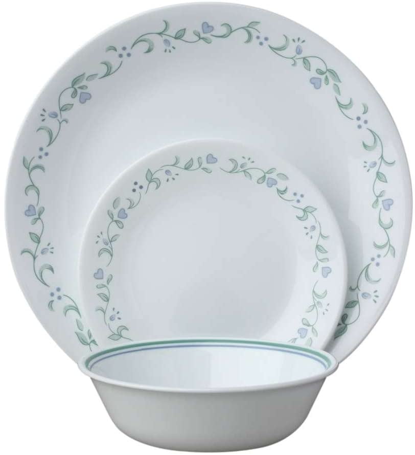 Corelle 1122070 Service for 6, Chip Resistant, Country Cottage Dinner