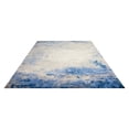 thumbnail image 4 of Nourison Twilight 93" x 117" Wool Indoor Rug in Navy Blue/Gold, 4 of 5