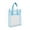 Blue, variant on Clear PVC Tote Bag for Women Men, Large Capacity Transparent Campus Handbag Double Layer, Heavy Duty Waterproof Book Bag for Youngsters College Work Shopping Beach