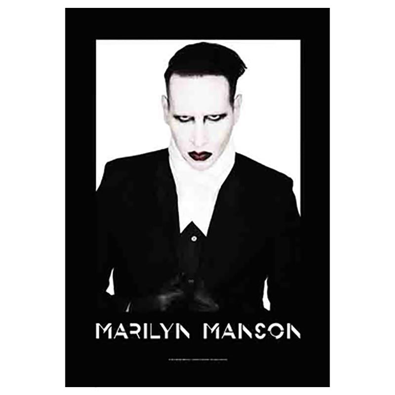 MARILYN MANSON Proper-End Times Tour Cloth Fabric Poster Flag Wall Tapestry-New! 