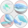 thumbnail image 4 of Shisuyan 4Pcs Dolphin Shaped Nail Brushes Maincure Tools Nail Brushes (Random Color), 4 of 9