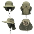 thumbnail image 2 of Sombrero Para El Sol Al Aire Libre Protección Uv Sombrero De Pesca Con Protector De Cuello Sombrero De Ala Ancha Para Hombres Y Mujeres Speravity AP008070-03, 2 of 6