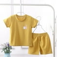 thumbnail image 2 of Fesfesfes Toddler Outfits Summer Girls And Boys T-shirt Baby Suits Clothes Short Sleeve Shirts Shorts Set, 2 of 3