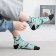 thumbnail image 2 of Pofeuu Sea Life Print 30cm Socks, Adult Running Hiking Socks for Youth and Adult, 2 of 7