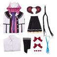 thumbnail image 3 of Juego Blue Archive Saiba Momoi Cosplay Disfraz Abrigo Tirantes Falda Vestidos Conjunto Uniforme Escolar Trajes de Navidad y Halloween, 3 of 4