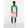 thumbnail image 2 of Athletic Works Men's and Big Men's Ombre Mesh Tee, Sizes XS-4XLT, 2 of 5