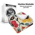 thumbnail image 5 of Yayeee Throw Blanket for Couch Soft Warm 50" x 60" Sofa Chair Bed Decoration, Colorful Flowers, 5 of 7
