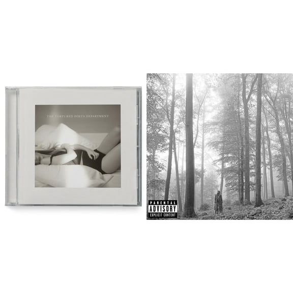 Tortured Poets Department (X) (Manuscript- Bonus Track) & Folklore (X) [CD Bundle]