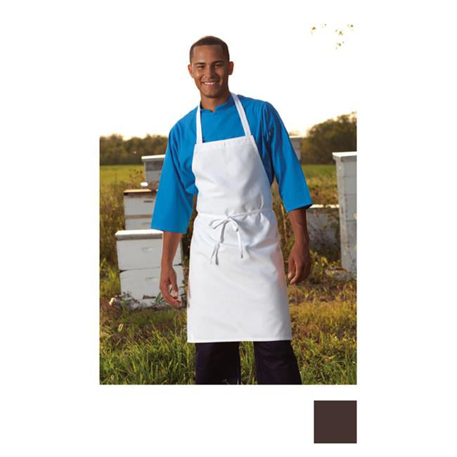 Chef Works Unisex Chefs BIB Apron black strip 34”L x 30”W 