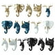 thumbnail image 5 of Cateissary Gancho de cabeza de elefante de resina elegante, funcional y decorativo, gancho para abrigos con cabeza de Animal Decoración del hogar Oro blanco (rinoceronte), 5 of 6