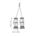 thumbnail image 4 of Shisuyan Chain Style Watchband Pearl Silver Stainless Steel 1Pack, 4 of 8
