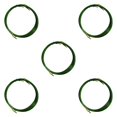thumbnail image 1 of Ounissouiy Alambres artesanales, artesanías ligeras de bricolaje, no fáciles de romper, hilo trenzado, líneas de joyería brillantes duraderas Verde 5Conjunto, 1 of 6