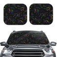 thumbnail image 2 of Fotbe Dinosaur 2-Piece Car Windshield Sun Shade | Sun Blocker for Car Windshield | Foldable Automotive Interior Accessories for Sun Protection-Medium, 2 of 7