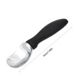 thumbnail image 2 of Kezqiaxn Ice Cream Scoop Stainless Steel with Comfortable Handle, Ice Cream Scooper Heavy Duty, Ice Cream Spade Great for Spooning Frozens Hard Gelatos and Sorbet, Cookies Dough, Melon Black, 2 of 6