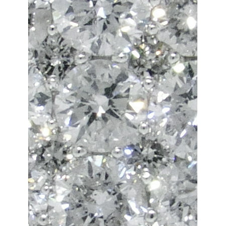 14k Wg Diamond Solitaire - Solitaire Ring with Channel Set Diamonds in 14k WG (4.84 Ct)