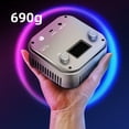 thumbnail image 4 of Luz De Relleno RGB, Control De Aplicación De Luz De Vídeo RGB De 3000K A 6500K Silencioso 100W Potente Para Fotografía, 4 of 7