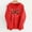 #124-Red, variant on Ounisa Christmas Women's Pullover Sweatshirt Drawstring The Season Snowflake Printed Hoodie Long Sleeve Tops with Pocket