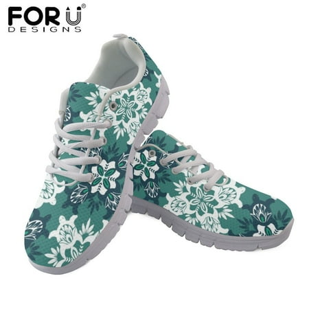 

Women s Comfortable Sneakers with Traditional Tribal Printing Wear-resistant Flats Leisure Ladies Daily Mesh Shoes