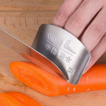 

304 stainless steel finger guard kitchen tool does not hurt hands adjustable cutting vegetable anti-cutting board shield anti-cutting hand artifact.