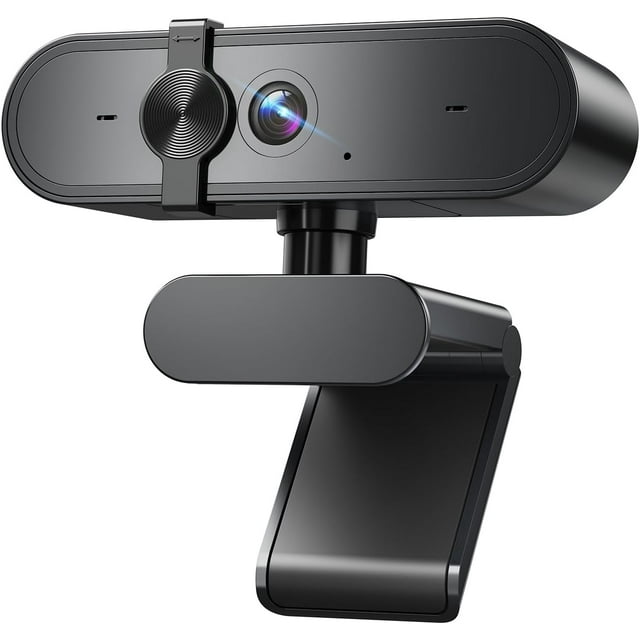 Cámara web de 1080P con micrófono y visión amplia, cámara web de corrección de luz automática para PC, , laptop, escritorio, cubierta de privacidad integrada Plug & USB para zoom/Skype
