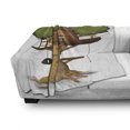 thumbnail image 2 of Tree House Soft Flannel Fleece Throw Blanket, Cartoon Illustration of Children Fun and Hobby Home on Branches with Objects, Cozy Plush for Indoor and Outdoor Use, 50" x 70", Multicolor, by Ambesonne, 2 of 5