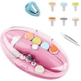 thumbnail image 2 of DEBGFS Baby Nail Clippers, Baby Nail File Kit, with 9 Types Grinding Heads, Suitable for  Kids,Blue, 2 of 5