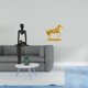 thumbnail image 2 of Figura de pensador abstracto,Figura de pensador abstracto de resina,estatua,escultura,Estatuas de caballos,Estatuas de caballos Figura de caballo Figura de caballo,Escultura de caballo Adornos, 2 of 8
