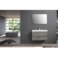 thumbnail image 3 of Alma 36 Inch Natural Oak Wall Mount Vanity With A integrated Sink, 3 of 15