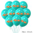 thumbnail image 3 of 1 juego de globos de látex con forma de pez Buscando a Nemo, juguetes con globos de aire marino, pancarta con temática hawaiana, suministros para fiesta de cumpleaños, 3 of 5