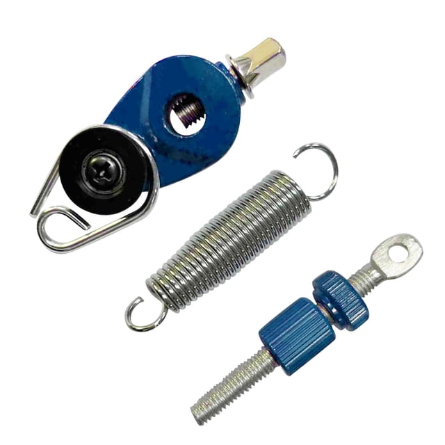 Juego de tambor tensor de leva de resorte de Pedal de pie de tambor de bajo para repuestos de piezas de bricolaje de tambor de bajo Azul Sunnimix resorte del pedal del bombo