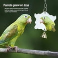 thumbnail image 3 of Parrot Hanging Chewing Toys Metal Rope Small Ladder Stand Budgie Cockatiel Cage Bird Toy Set, 3 of 10