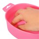 thumbnail image 4 of Nail Soak bandeja tazón suavizar cutícula profesional removiendo uñas artificiales uñas bolos de remojo herramienta de tratamiento de uñas rosa brillante 4 piezas Inevent CE001570-03, 4 of 7